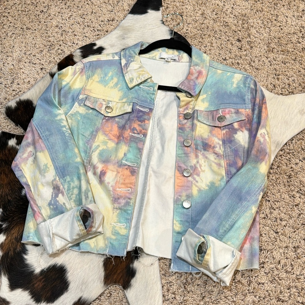 Tie dye Jean jacket